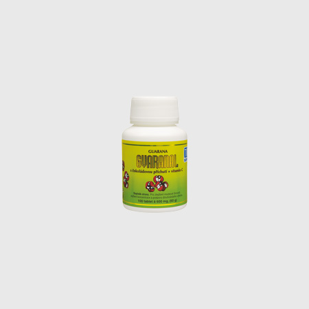 GVARANAL čoko - Guarana tablety 600 mg