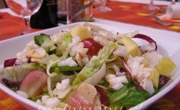 Eismix ovocný šalát s redukciou Aceto de Balsamico s natur cesnakom